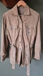 Donaldson zeer mooi staat suède blouse jasje mt 40, Maat 38/40 (M), Beige, Donaldson, Ophalen of Verzenden