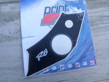 Carbon kroonplaat sticker Yamaha R6 98-99-00-01 beschikbaar voor biedingen