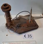 2. vlietuig lamp oude schoen spanners en andere brocante, Antiek en Kunst, Curiosa en Brocante, Ophalen of Verzenden