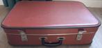 VINTAGE roodbruine koffer, zie foto's RETRO eyecatcher, Sieraden, Tassen en Uiterlijk, Koffers, Gebruikt, Hard kunststof, Minder dan 50 cm