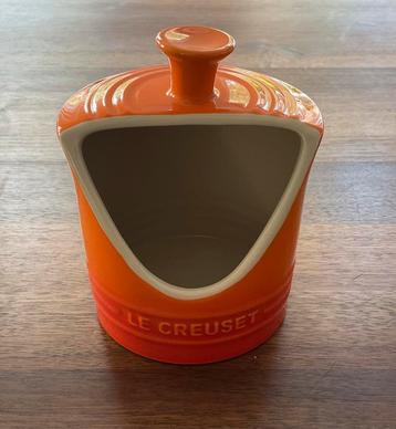Le Creuset zoutpot oranjerood beschikbaar voor biedingen