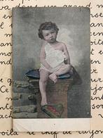 Meisje in hemdje (IT), Ophalen of Verzenden, Voor 1920, Ongelopen, Kinderen