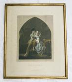 Mooie oude Franse gravure, Antiek en Kunst, Kunst | Etsen en Gravures, Ophalen of Verzenden