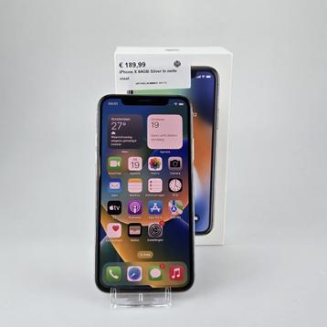 iPhone X 64GB Silver In nette staat beschikbaar voor biedingen