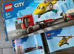 Lego city 60343 Reddingshelikopter Transport, Ophalen of Verzenden, Zo goed als nieuw, Complete set, Lego