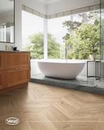 Ragno Ossimori Beige vissengraat tegels, 40 tot 60 cm, Keramiek, Nieuw, Vloertegels