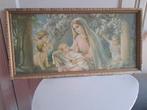 Vintage Religieuze Prent Maria met Kind, Antiek en Kunst, Ophalen of Verzenden