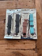 4 Strap-it Siliconen bandjes - Fitbit Charge 3 / 4, Ophalen of Verzenden, Nieuw, Android