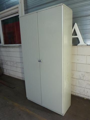 Stalen kantoorkast / draaideurkast met werk 100x41x196cm beschikbaar voor biedingen