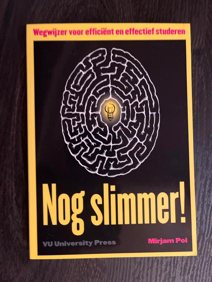Nog Slimmer! - Wegwijzer voor efficiënt studeren, Boeken, Studieboeken en Cursussen, Zo goed als nieuw, HBO, Ophalen of Verzenden