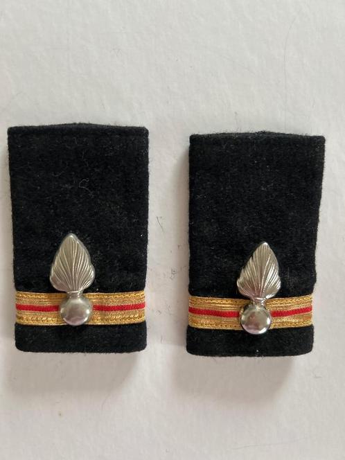 Originele brandweer schouderpassanten, Verzamelen, Militaria | Algemeen, Marechaussee, Embleem of Badge, Nederland, Verzenden