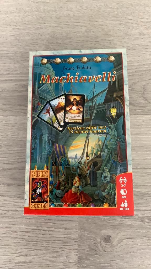 Machiavelli Kaartspel 999 games, Hobby en Vrije tijd, Gezelschapsspellen | Kaartspellen, Nieuw, Vijf spelers of meer, Ophalen of Verzenden