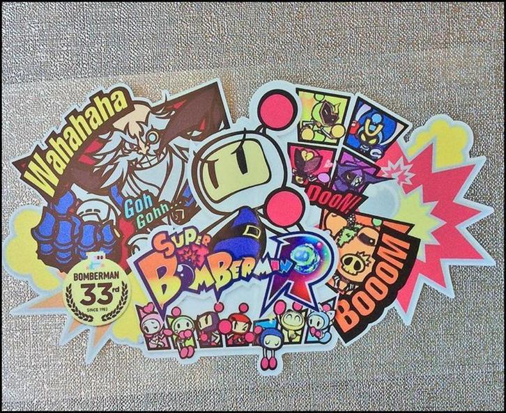BOMBERMAN Videogame Arcade Sticker hudson soft, Spelcomputers en Games, Games | Overige, Nieuw, 1 speler, Vanaf 3 jaar, Ophalen of Verzenden