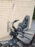 Fietsstoeltje Bobike mini ONE, windscherm en 2x montageblok, Ophalen, Bobike voorzitje, Gebruikt, Voetsteuntjes