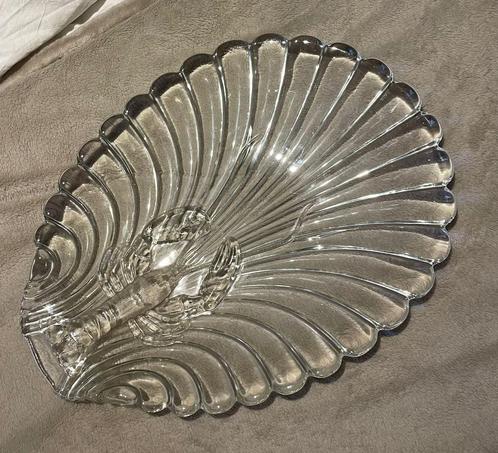 Glazen Walther Germany kreeftenschaal, Antiek en Kunst, Antiek | Glas en Kristal, Ophalen of Verzenden