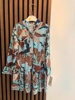 Blauwe meisjes jurk met print - Nieuw!, Ophalen of Verzenden, Nieuw, Meisje