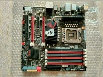Moederbord,ASUS Rampage 3 Gene,computer,6 Slots,Beschadiging beschikbaar voor biedingen