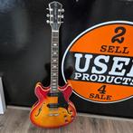 Sire Larry Carlton H7 Cherry Sunburst Nieuwstaat met tas, Overige typen, Ophalen of Verzenden, Zo goed als nieuw, X