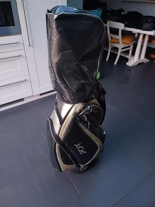 JuCad golf cart bag – limited edition gold/green metallic –, Sport en Fitness, Golf, Gebruikt, Tas, Overige merken, Ophalen of Verzenden