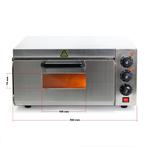 Pizza-oven | 2.000 watt, Minder dan 45 cm, Niet werkend, 45 tot 60 cm, Verzenden