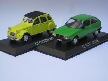 Citroen 2CV 6 geel of Oltcit Club De Agostini 1:43 beschikbaar voor biedingen