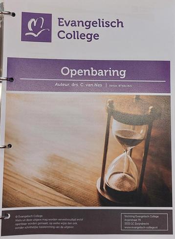 Openbaring - Evangelisch College beschikbaar voor biedingen