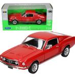 1:24 Ford Mustang GT FastBack rood Welly NIEUW, Hobby en Vrije tijd, Modelauto's | 1:24, Nieuw, Welly, Ophalen of Verzenden, Auto