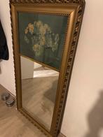 Oude spiegel met schilderij detail, Ophalen, Rechthoekig, 50 tot 100 cm, 100 tot 150 cm