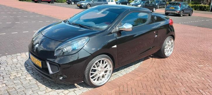 Renault Wind 1.6 16V 2010 Zwart, Auto's, Renault, Particulier, Wind, Benzine, E, Cabriolet, Handgeschakeld, Geïmporteerd, Zwart
