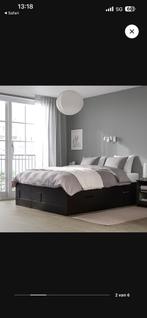 Ikea Brimnes bed 140x200cm, Ophalen, Wit, Tweepersoons, 140 cm