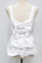 Apart wit damesshirt.Grote strikken.Mt S.Merk Next, ., Wit, Ophalen of Verzenden, Zo goed als nieuw