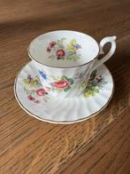 Royal Rose (Fine Bone China) made in England, Ophalen of Verzenden, Zo goed als nieuw, Kop en/of schotel