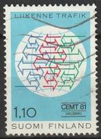 meeloper Europa Finland 1981 MiNr. 883 gestempeld, Postzegels en Munten, Postzegels | Europa | Scandinavië, Finland, Verzenden