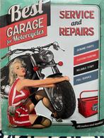 Blikken bord, Ophalen of Verzenden, Zo goed als nieuw, Reclamebord