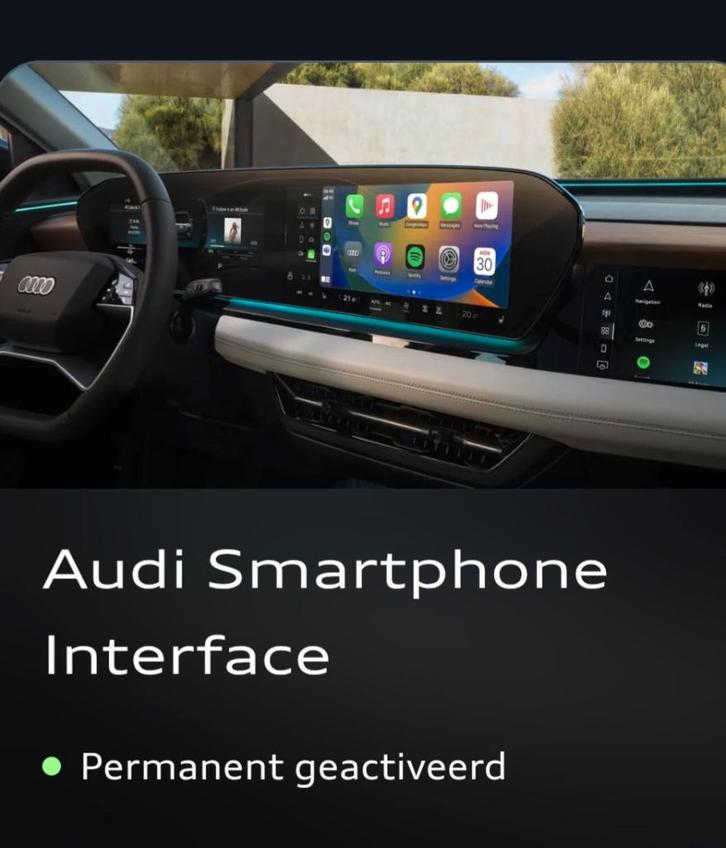 Audi smartphone interface carplay permanent geactiveerd, Auto diversen, Autonavigatie, Gebruikt, Ophalen of Verzenden
