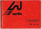 Aprilia 125 MX RC manual handleiding (AP05), Motoren, Handleidingen en Instructieboekjes, Ophalen of Verzenden, Aprilia