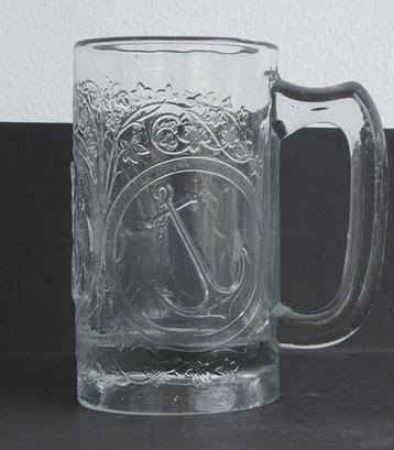antieke Duitse Bierpul met anker 13 cm hoog hele mooie staat beschikbaar voor biedingen