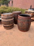 3 whiskeyvaten, Ophalen, 150 liter of meer, Ww, Zo goed als nieuw