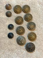Oude knopen met leeuw motief - verzameling, Ophalen of Verzenden, Overige landen, Overige waardes, Losse munt