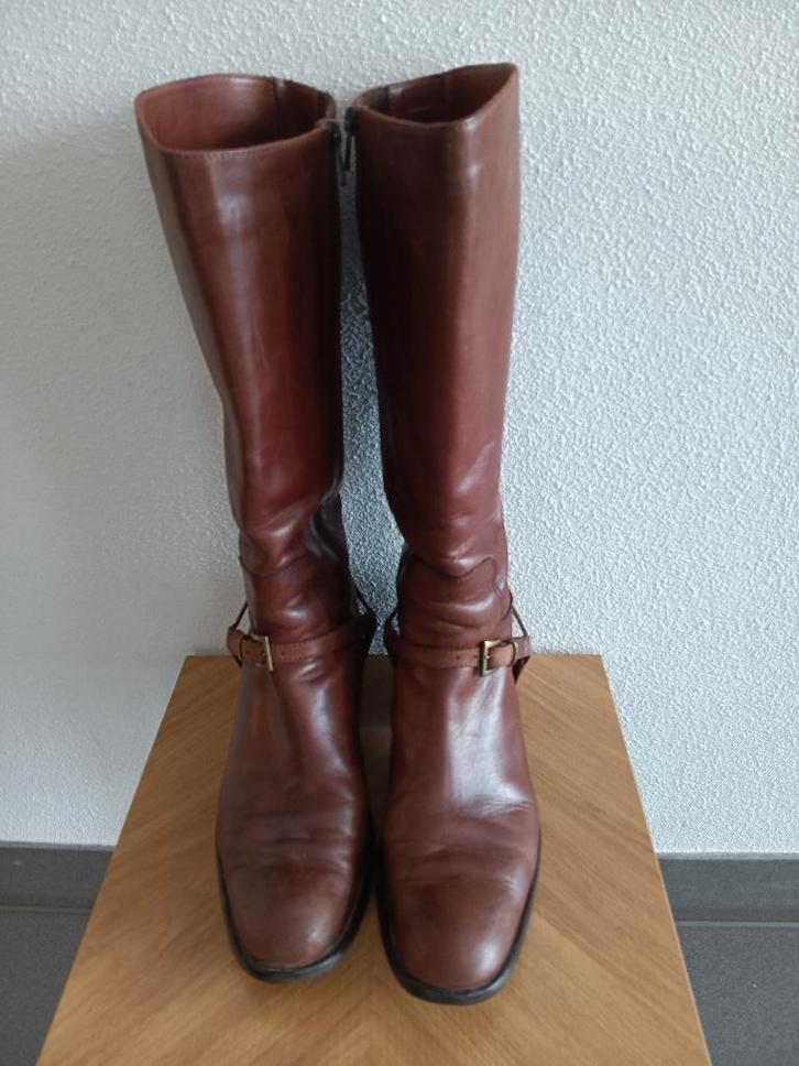 Laarzen van Progetto, Kleding | Dames, Schoenen, Gedragen, Hoge laarzen, Bruin, Ophalen of Verzenden