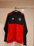 Manchester United Trainingsjack 2017-2018, Zo goed als nieuw, Adidas, Voetbal, Rood