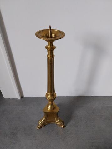 Messing Kandelaar - Zware Uitvoering - 56cm beschikbaar voor biedingen
