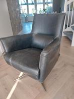 Lederen fauteuil merk 'Novastyl ', Ophalen, Zo goed als nieuw, 75 tot 100 cm, 50 tot 75 cm