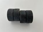 4x Tamiya banden met velg 1/10 rc auto, Ophalen of Verzenden, Gebruikt, Onderdeel