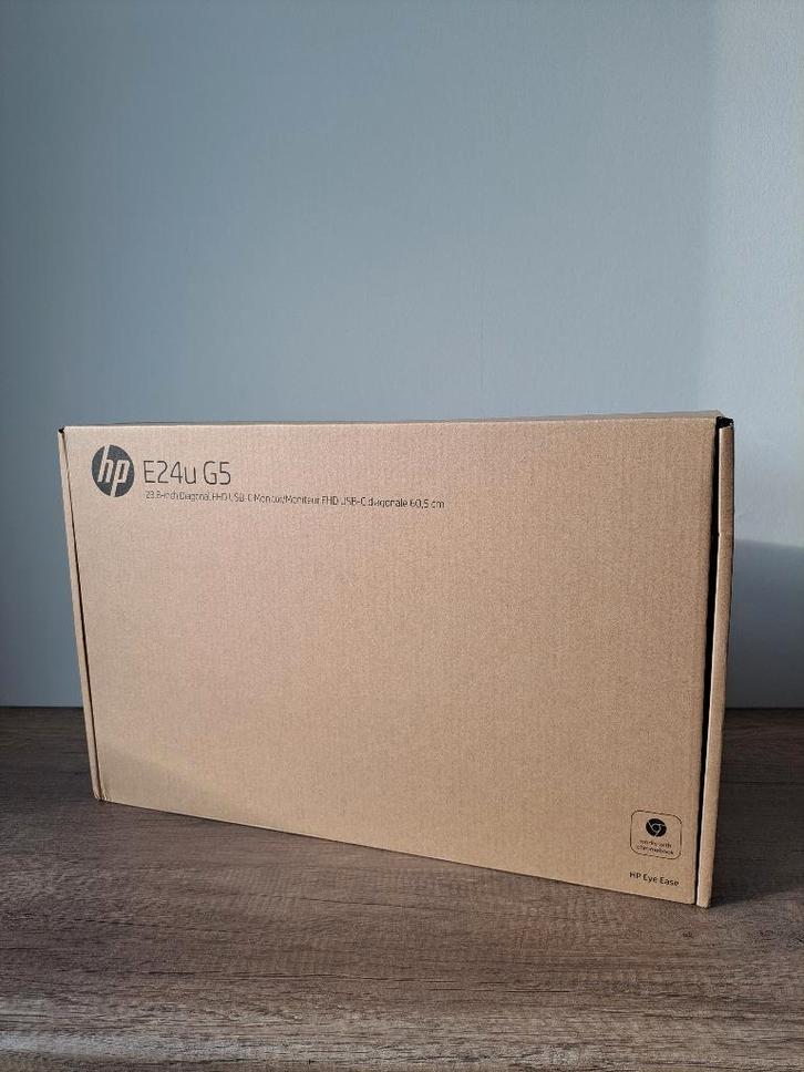 HP E24u G5 | 23.8" | Full HD | USB-C Dock | Nieuw | 6N4D0AA, Computers en Software, Monitoren, Nieuw, 61 t/m 100 Hz, DisplayPort
