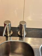 Ikea RVS inbouw zeepdispenser 2x, Ophalen of Verzenden, Gebruikt, Overige kleuren