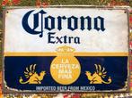Corona Bier Metalen Wandbord - Mancave/Bar Decoratie, Ophalen of Verzenden, Nieuw, Reclamebord