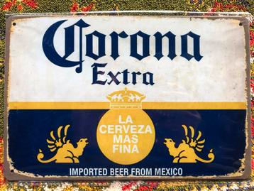 Corona Bier Metalen Wandbord - Mancave/Bar Decoratie beschikbaar voor biedingen