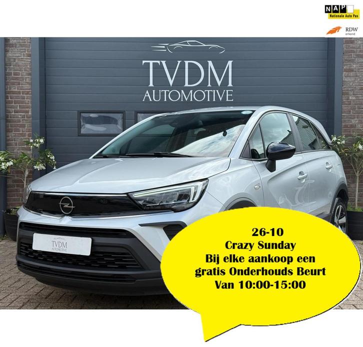 Opel Crossland 1.2 Turbo Business Elegance|NAVI|CAMERA|CRUIS, Auto's, Opel, Bedrijf, Te koop, Crossland X, ABS, Achteruitrijcamera