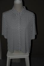 Leuke korte blouse van H&M, maat 40, ZGAN!!, Maat 38/40 (M), H&M, Wit, Ophalen of Verzenden